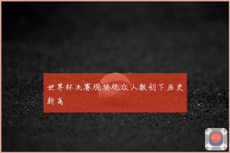 世界杯决赛现场观众人数创下历史新高